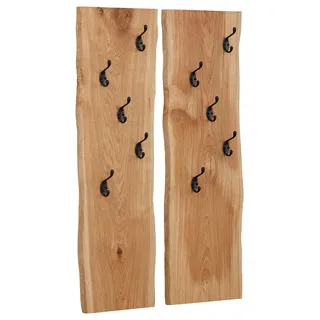 Home Affaire Garderobenpaneel Brodi 25 x 2 x 100 cm Eiche Beige