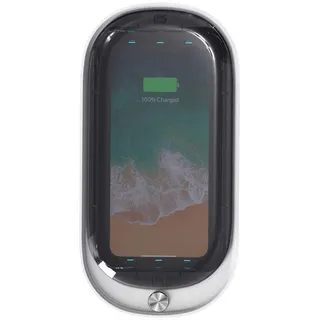 UV Sterilizer UVS 1500 , Weiß , Kunststoff , 17x9x3 cm , UV-Desinfektion, Ventilationssystem, kabelloses Laden, Einknopfbedienung , Freizeit & Co, Wellness & Gesundheit, Gesundheit