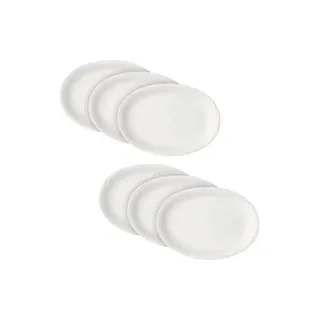 BAUSCHER Servierplatten smart weiß 29,0 x 20,0 cm, 6 St.