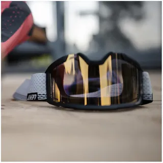 Leatt Velocity 4.0 Mtb X-flow Brille - Black / Grey - Iriz Black Bronze 68%