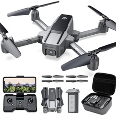 Holy Stone HS440D Drohne mit Kamera 4K für Anfänger, GPS Drohnen mit 20 Min. Lange Flugzeit, Follow Me, Auto Rückkehr, 5G FPV Übertragung RC faltbare drohne komplettset unter 249g profi für Erwachsene