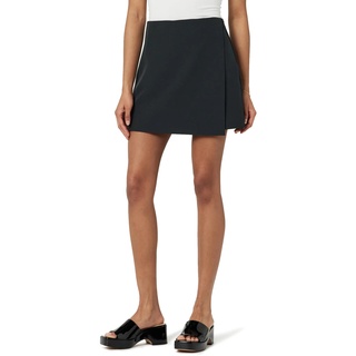 The Drop Kamila A-line Mini Skort Rock, Schwarz, 3XL Große Größen