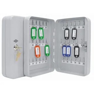Wedo Schlüsselschrank (10253637X) 18 x 6 x 25 cm Grau