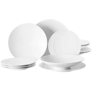 SELTMANN WEIDEN Nori Home Teller-Set 12-tlg. weiß
