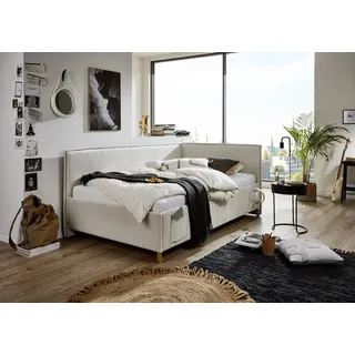 Meise Möbel Jugendbett Fun II 140 x 200 cm Massivholz eichefarbig beige