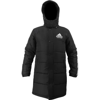 Parka ADIDAS PERFORMANCE Gr. XXXL, schwarz (schwarz, weiß), Jacken, Herren, 3XL, Obermaterial: 100% Polyester. Futter: 100% Polyester, Parka