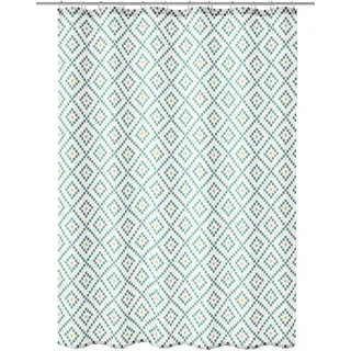 KLEINE WOLKE Duschvorhang Alhambra 180 x 200 cm grün