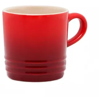 LE CREUSET Cappuccino Becher aus Steinzeug, 200 ml, Kirschrot, 70303200600099