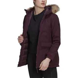adidas Utilitas Hooded Parka Damen Braun XS