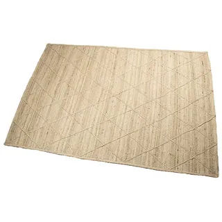 Alexandra House Living Natürlicher Rattan-Teppich, Naturfaser, 60 x 100 cm