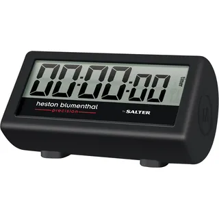 Heston Blumenthal Precision By Salter 357 HBBKXR 3-in-1-Küchentimer uhr, Grillen, eieruhr, wetterfest drinnen & draußen timer, Wendeerinnerung, digitaler küchentimer bis 99 Minuten 59 Sekunden