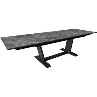 Tisch Bernstein 180/230/280X100 Ausziehbar Aluminium / Kedra Graphit & Lunar, Ar