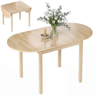 Homcom Klapptisch 140 x 75 x 70 cm naturholz