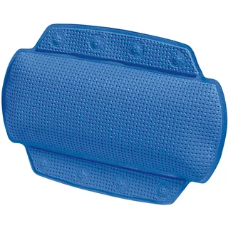 Spirella - Badewannenkissen Alaska Mit 8 Saugnäpfen Antibakteriell - Rutschhemmend Waschbar - Blau - 23 x 32 cm