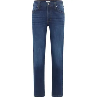 Mustang Tramper Straight Jeans in mittelblauer Used-Waschung-W33 / L32