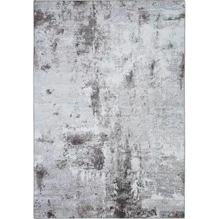 Novel Vintage-Teppich , Anthrazit, Grau , Textil , Marmoroptik , rechteckig , 240x340 cm , AZO-frei , für Fußbodenheizung geeignet, feuchtraumgeeignet, waschbar, pflegeleicht, strapazierfähig, leicht zusammenrollbar , Teppiche und Böden, Teppiche, Webteppiche