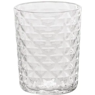 Zafferano Veneziano Mixology Glas für Cocktails Longdrinks Spirituosen | 4 Stück | Facetten Muster | mundgeblasen | Handarbeit (Shot 85 (VN01300))