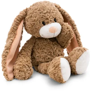 NICI Kuscheltier Hase Lopino 25cm - braun - Weiches Plüschtier – niedliches Stofftier zum Kuscheln & Spielen – tolle Geschenkidee für Kinder & Erwachsene | 62314
