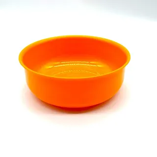 Kimmel Schüssel Schale Müsli Suppe Kunststoff Plastik Mehrweg bruchsicher stapelbar 17 cm, orange