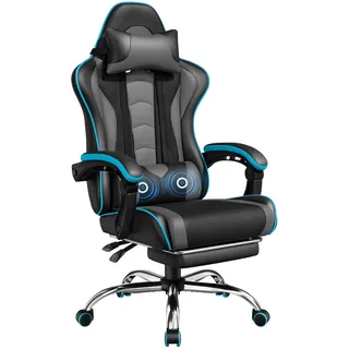 Yaheetech Gaming Stuhl Kunstleder Rot