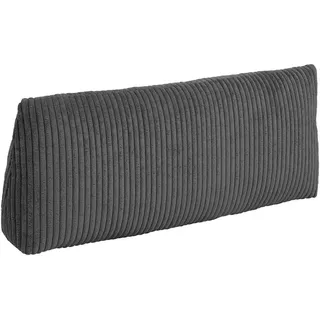 Max Winzer Rückenkissen , Grau , Textil , Füllung: Schaumstoffflocken , 60x25x12 cm , Goldenes M, Made in Germany , Heimtextilien, Wohntextilien, Kissen, Zierkissen