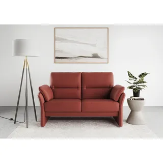DOMO collection Couch Mikrofaser 2-Sitzer Rot