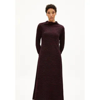 DAILIMAA ZEBRARAA KLEID |  Bio-Baumwoll-Mix - rot (XL)