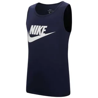 Nike Herren Tanktop Sportswear Futura Icon, Obsidian/White, 3XL, AR4991-451