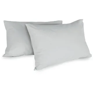 Obed Paar Kissenbezüge grau