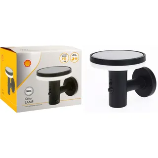 Shell Shell Solar Außenlampe mit Bewegungssensor - Weißes Licht - Solarenergie - Wandleuchten - Außenlampe - IP65 Wasserdicht