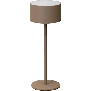 MÜLLER-LICHT LED-Akku-Tischleuchte Flora, 2 W, 110 lm, 3000 K, braun