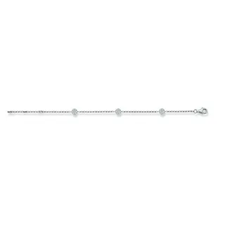 THOMAS SABO Damen-Armband 925 Silber Zirkonia weiß Ovalschliff 19.5 cm - SCA150008, 19,5cm