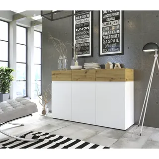 Home Affaire Rimini 135 x 86 x 40 cm weiß