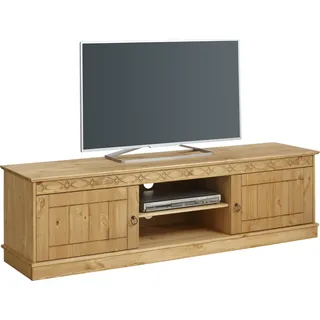 OTTO home Indra TV-Board 160 cm Beige Massivholz