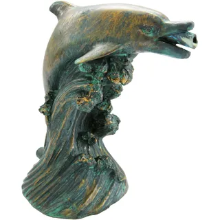 UBBINK Wasserspeier Delfin 18 cm Grau