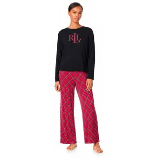 Lauren By Ralph Lauren Iln92466 Pyjama - Black Plaid - M