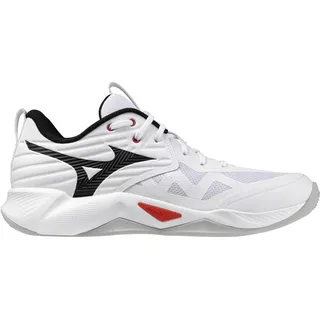 Mizuno Unisex Hallenschuhe WAVE MOMENTUM PRO V1GA2540-59 42 - White/Black/Fiery Red - 42