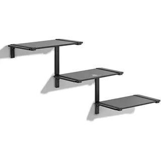Maclean Brackets Dreistufiges Modulregal 0 x 0 x 0 cm Schwarz