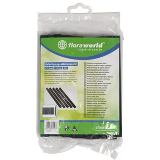 Klemmschienen für Sichtschutzstreifen Anthrazit 1,5 cm x 19 cm 25 Stk.