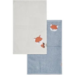 Sterntaler Fuchs Filou Handtuch 50 x 30 cm graublau 2 St.