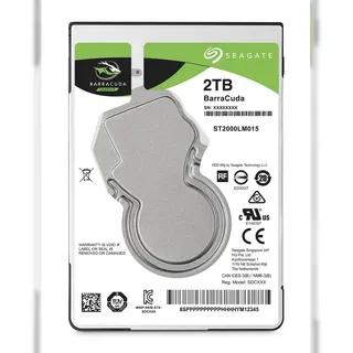 Seagate BarraCuda 2 TB 2,5" 140 Mb/s
