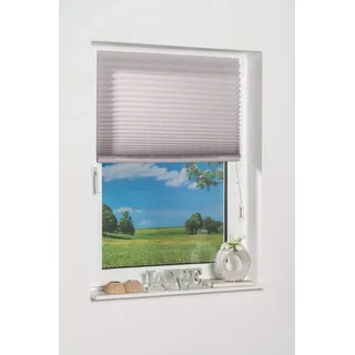 K-HOME Plissee COMO 45 x 130 cm grau