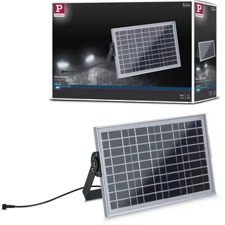 Paulmann 94551 Park + Light Außenleuchte Einspeisung Solarmodul IP65 max. 5 W Solar Charger Silber Zubehör Garagenlicht