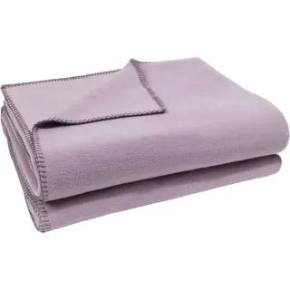 Zoeppritz Soft-Fleece Kuscheldecke 160 x 200 cm Lila