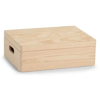 Zeller Aufbewahrungskiste 40 x 30 x 14 cm 14-tlg. beige