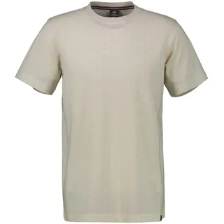 T-Shirt LERROS "Herren T-Shirt in Übergrößen", Herren, Gr. 3XL, weiß (broken weiß), 100% Baumwolle, Rundhals, Shirts T-Shirt