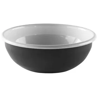 Sallys Emaille Schüssel - Ø 15 cm - Anthrazit