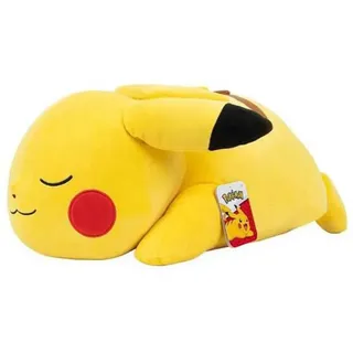 Jazwares Pokémon Pikachu Schlafendes Plüschtier 45 Cm - Yellow - One Size