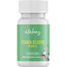 Bild von Vitamin D3 Depot 20.000 I.E. Tabletten 120 St.