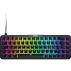 Fnatic STREAK65 - Compact RGB Gaming Mechanical Keyboard - Silent Speed Linear Switches - 65% Layout (60 65 Percent)- Low Profile - Esports Keyboard (Nordic layout; QWERTY)